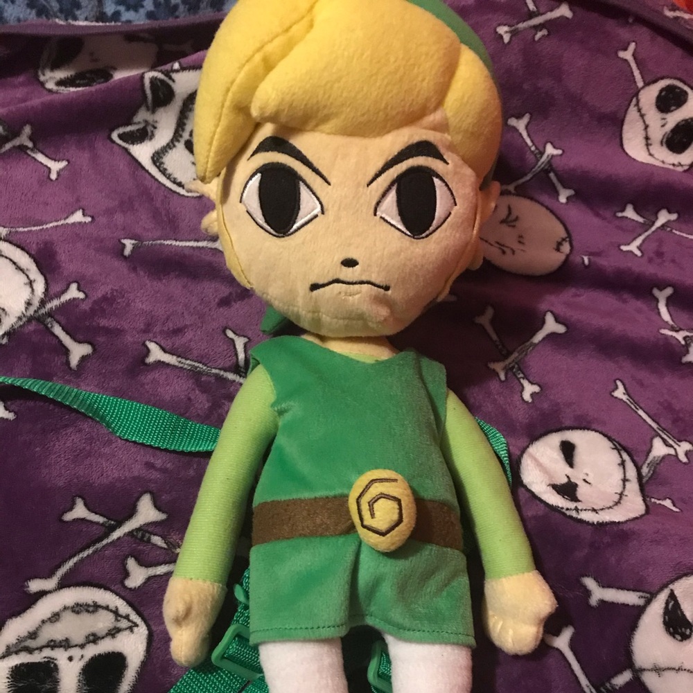 Legend of Zelda link backpack